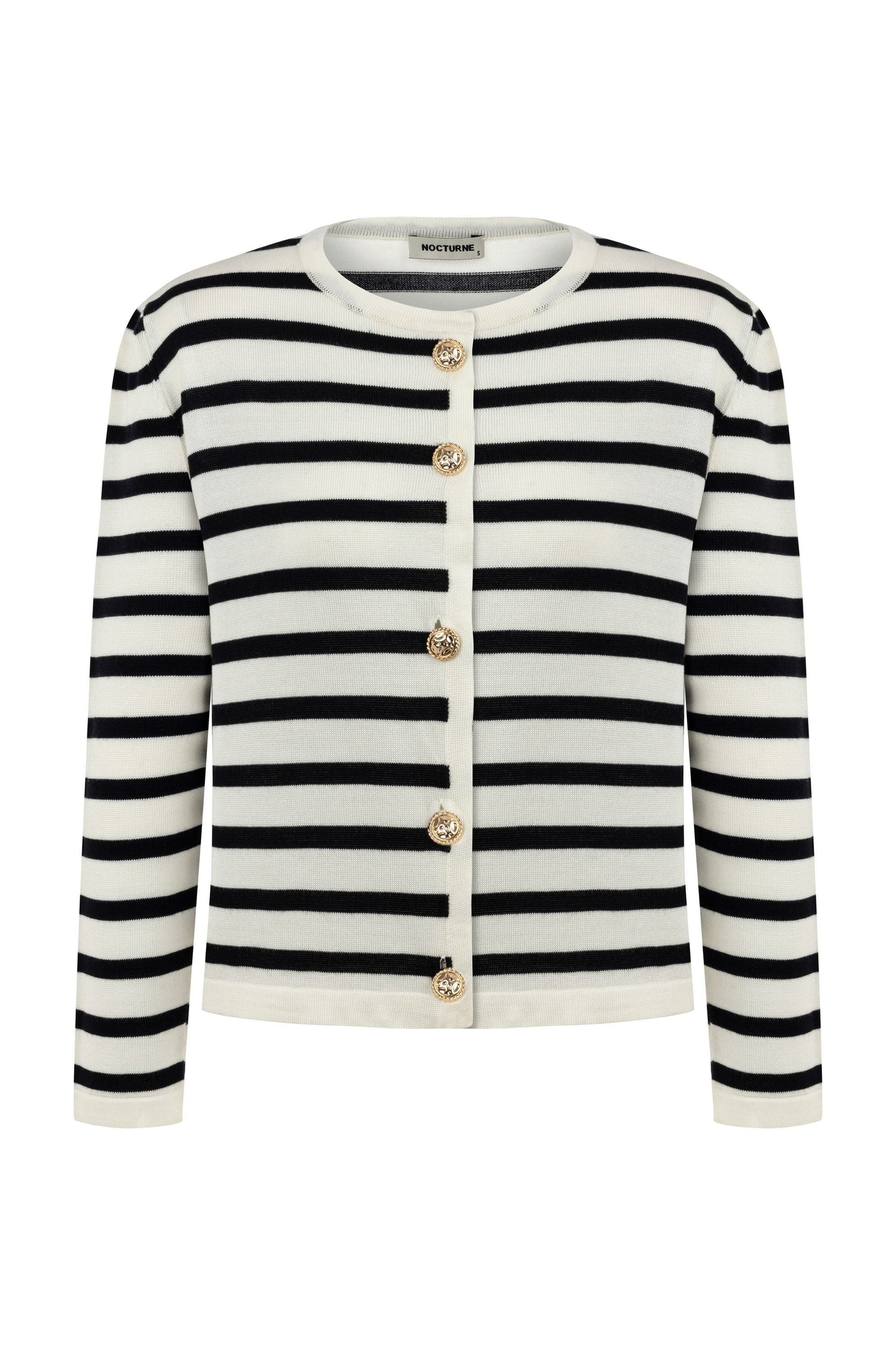 Striped Knitwear Cardigan