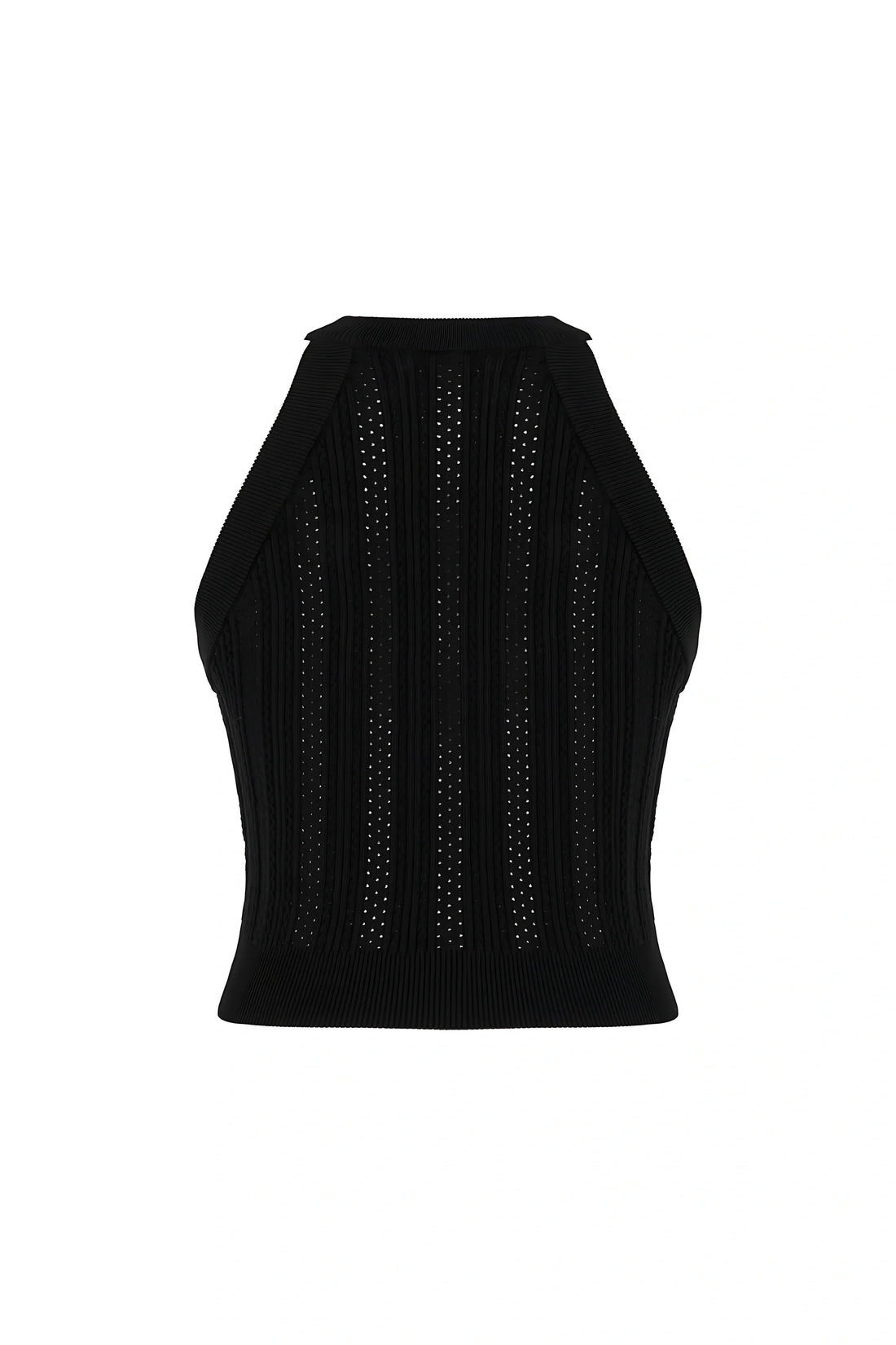 Halter Neck Knit Top