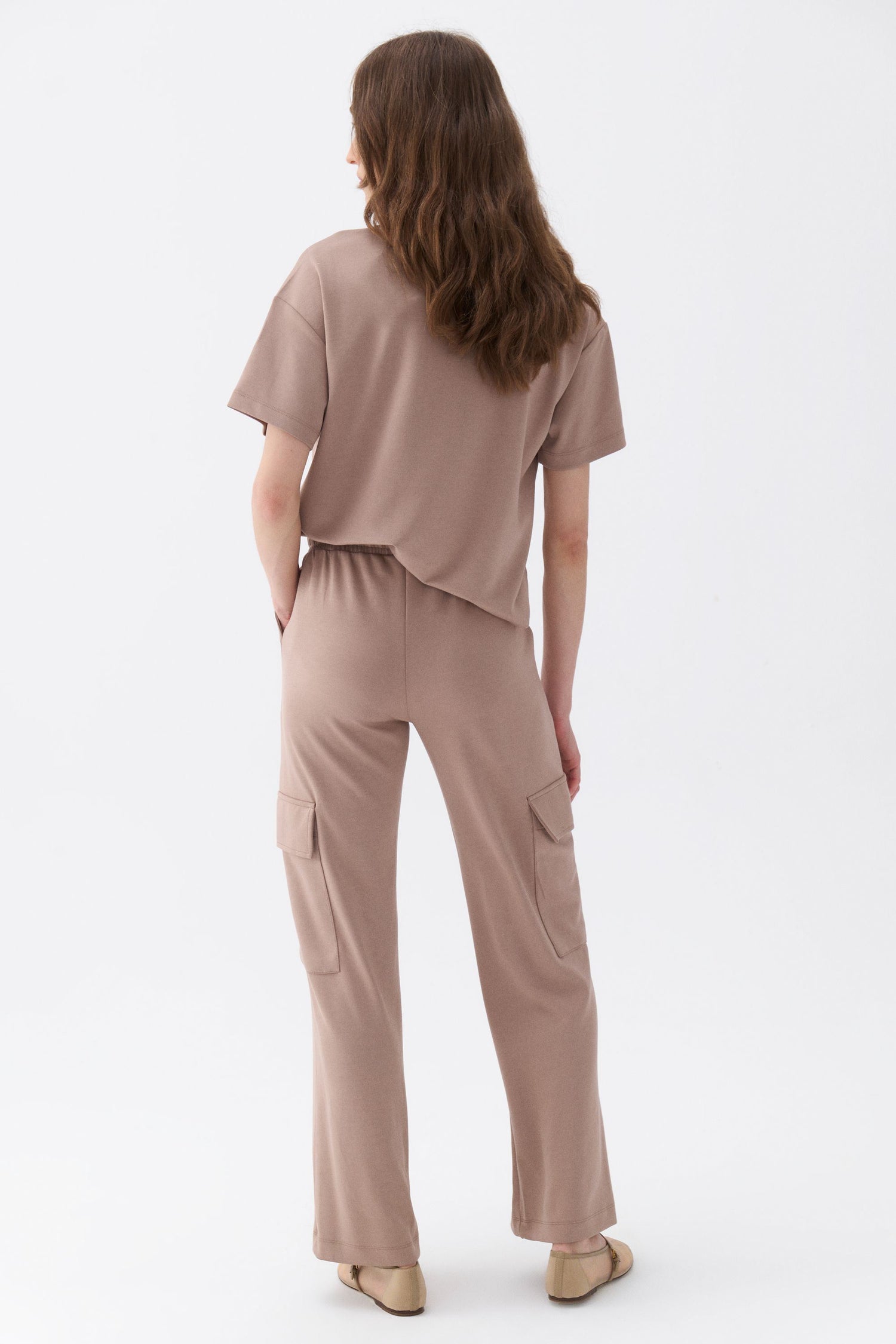 Elastic Waist Cargo Pants