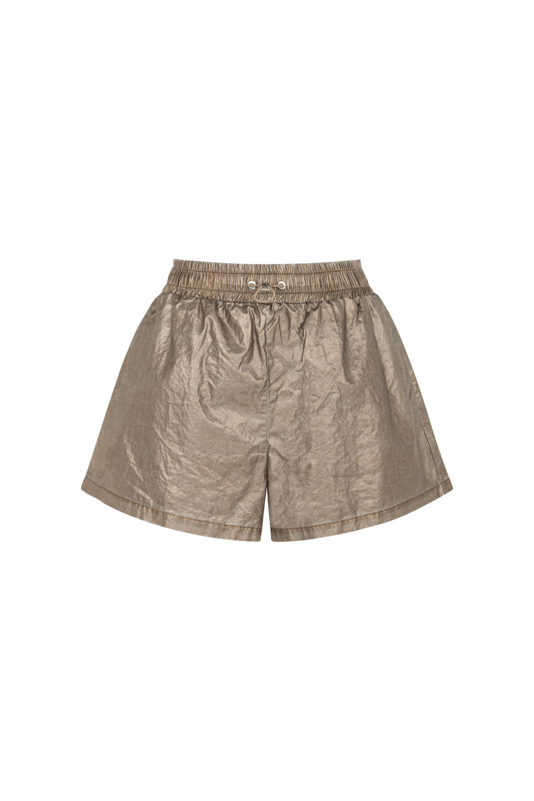 Bronze Metallic Mini Shorts (Final Sale)