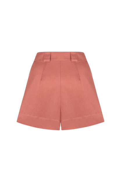 High Waist Bermuda Shorts