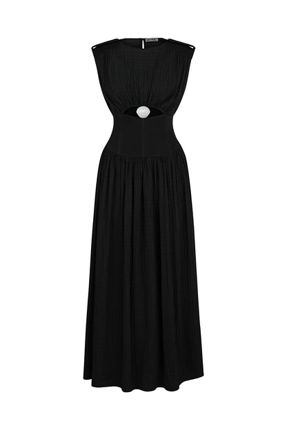 Seashell Acssesorized Cut-Out Dress (Final Sale)