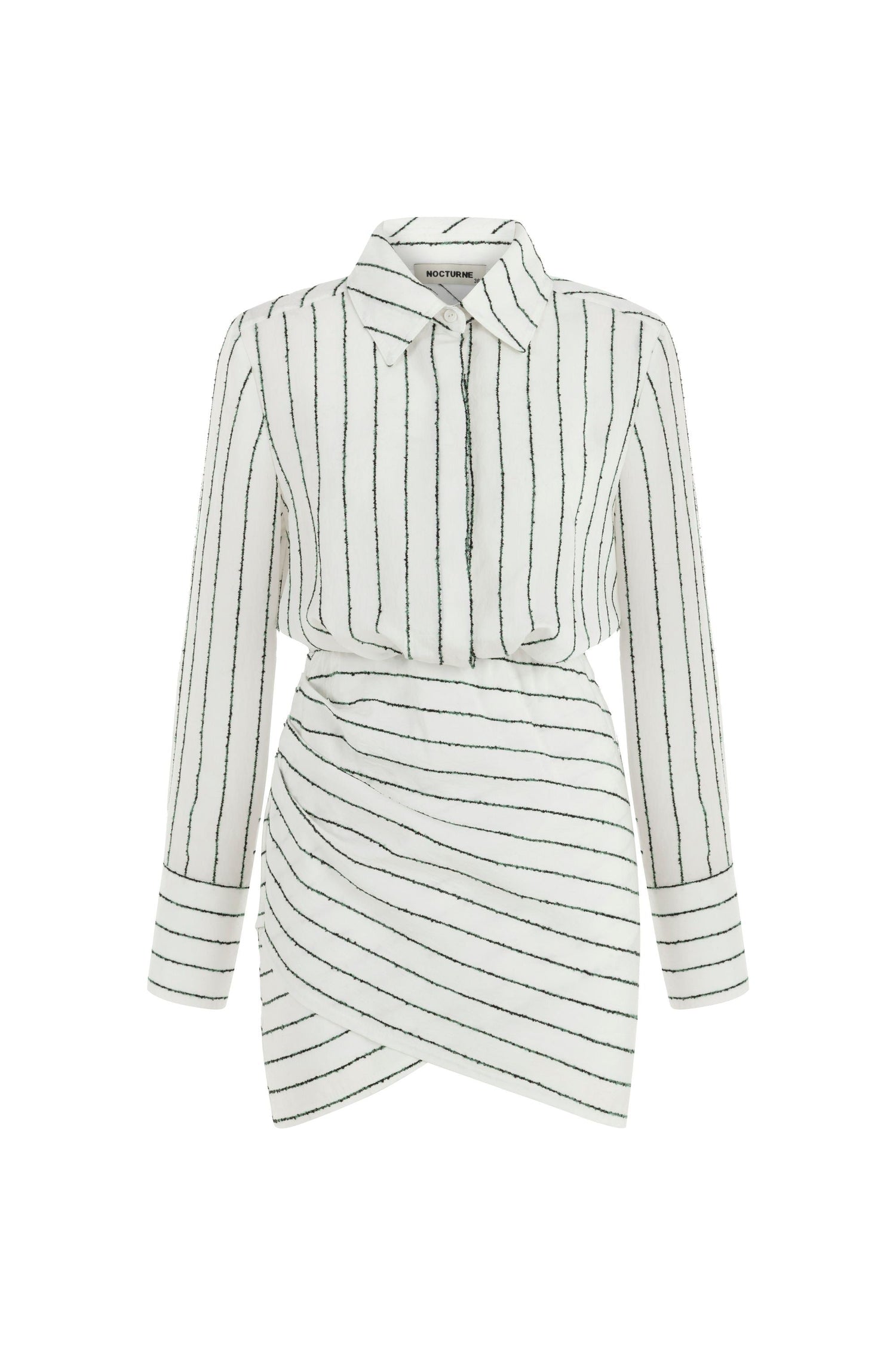 Striped Shirt Dress