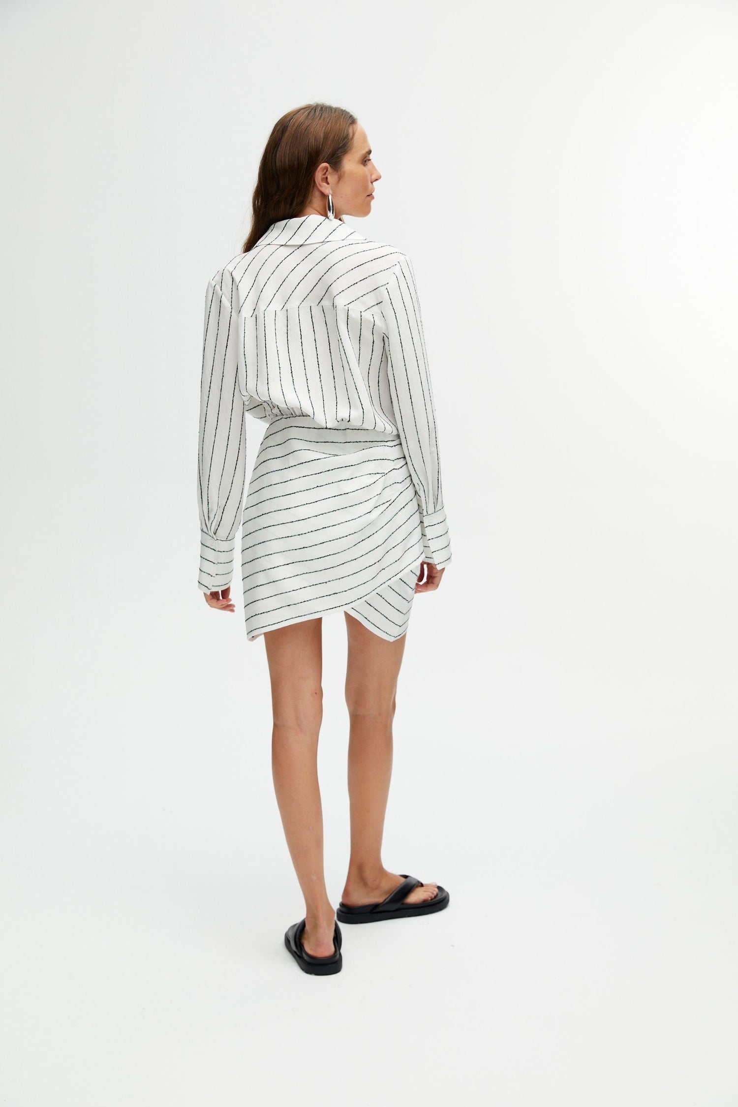 Striped Shirt Dress