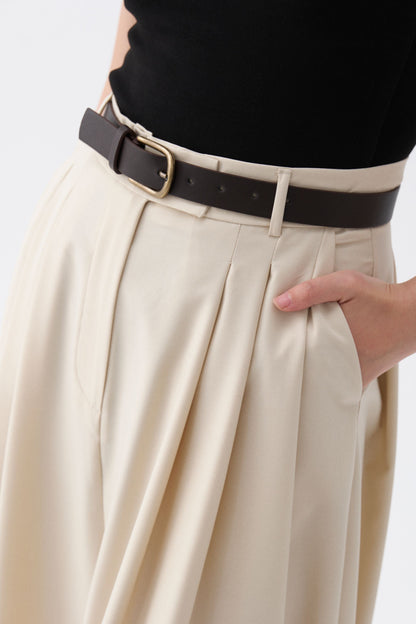 Belted Palazzo Trousers