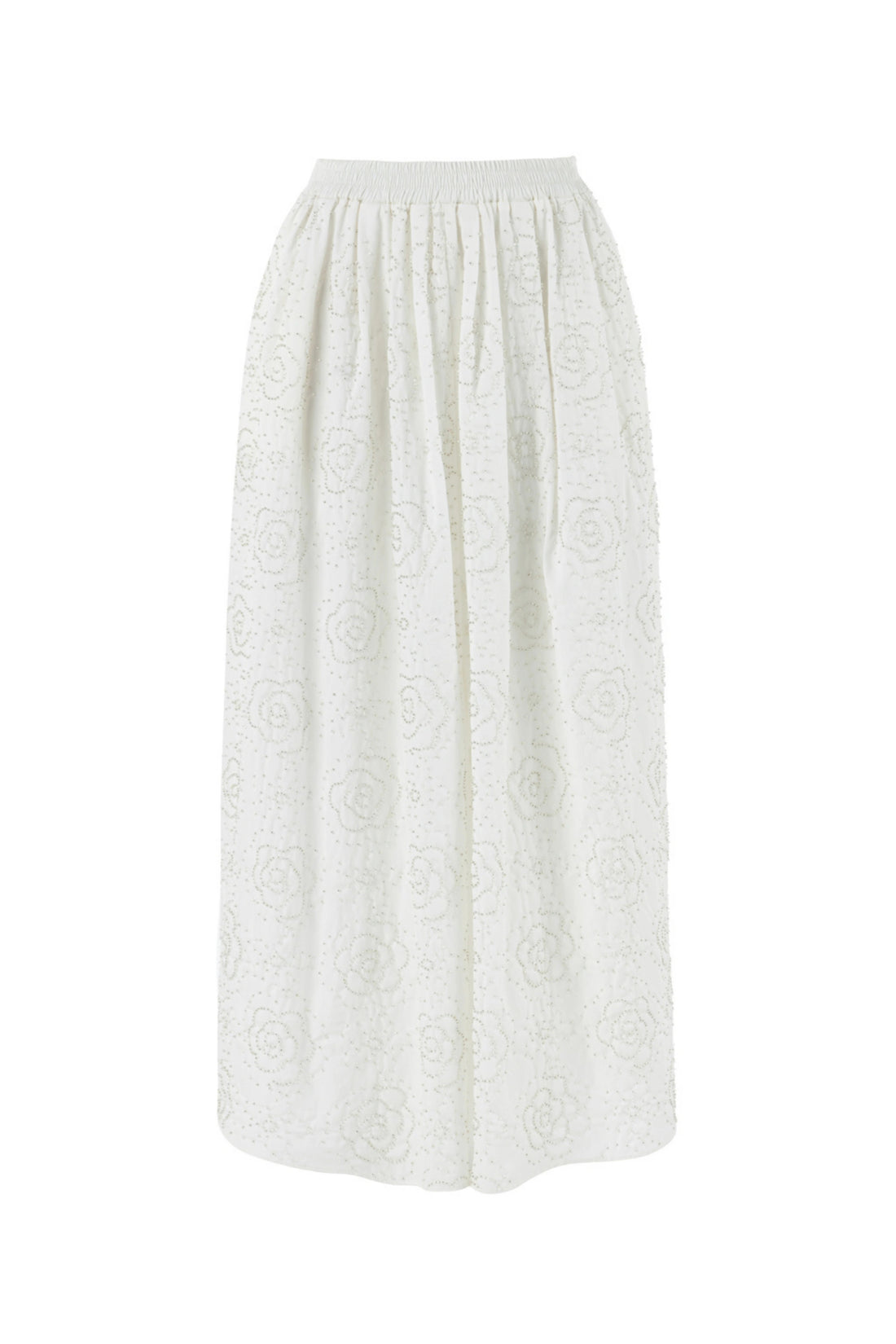 Long Skirt with Stone Embroidery (Final Sale)