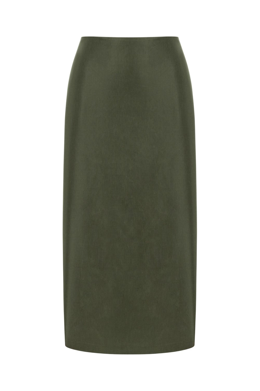 Midi Skirt with Back Slits (Final Sale)