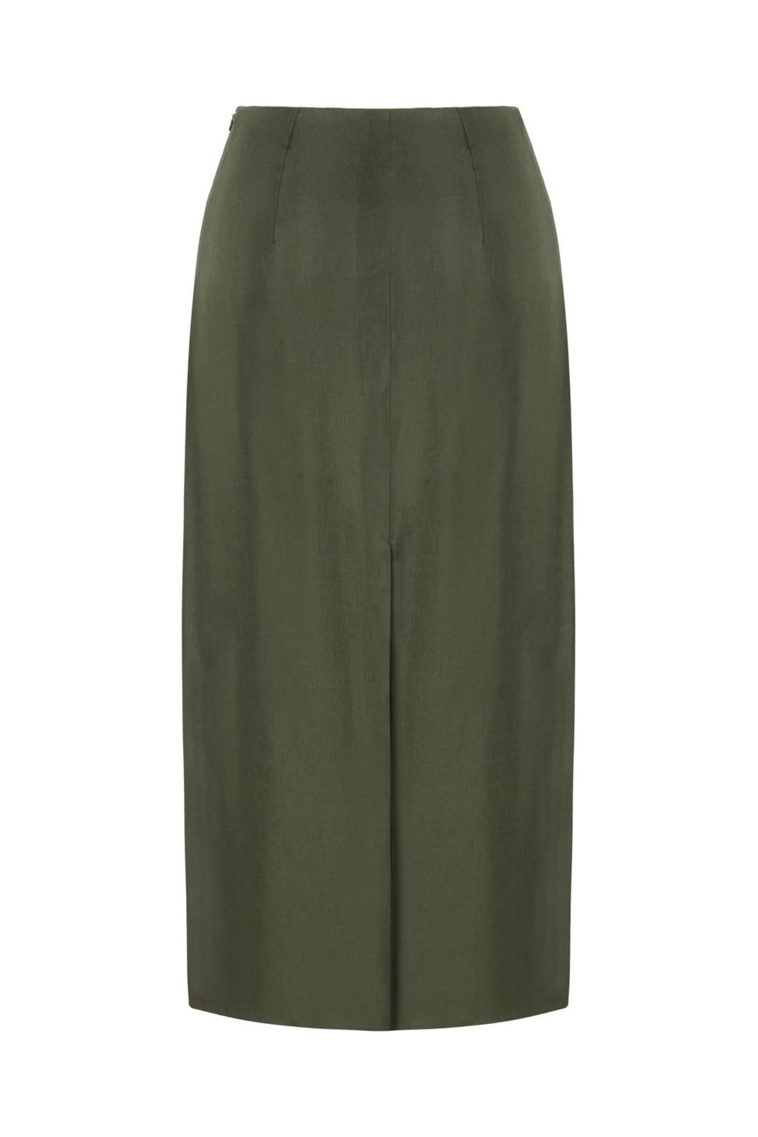 Midi Skirt with Back Slits