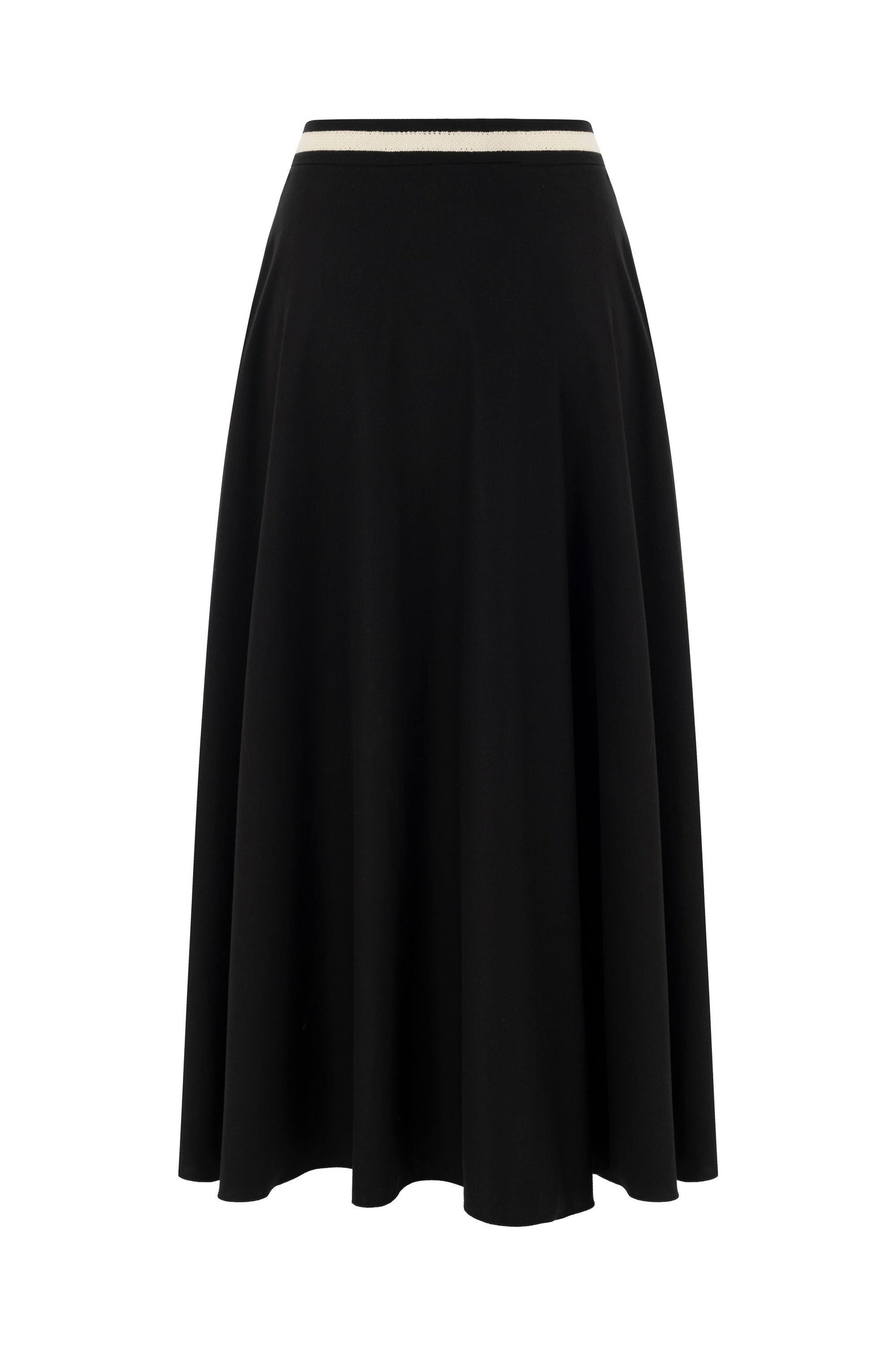 Pleated Midi Skirt