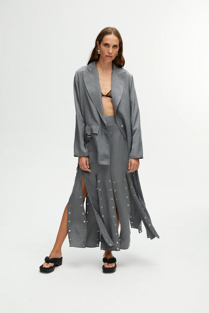 Double-Breasted Jacket with Pockets (Final Sale)