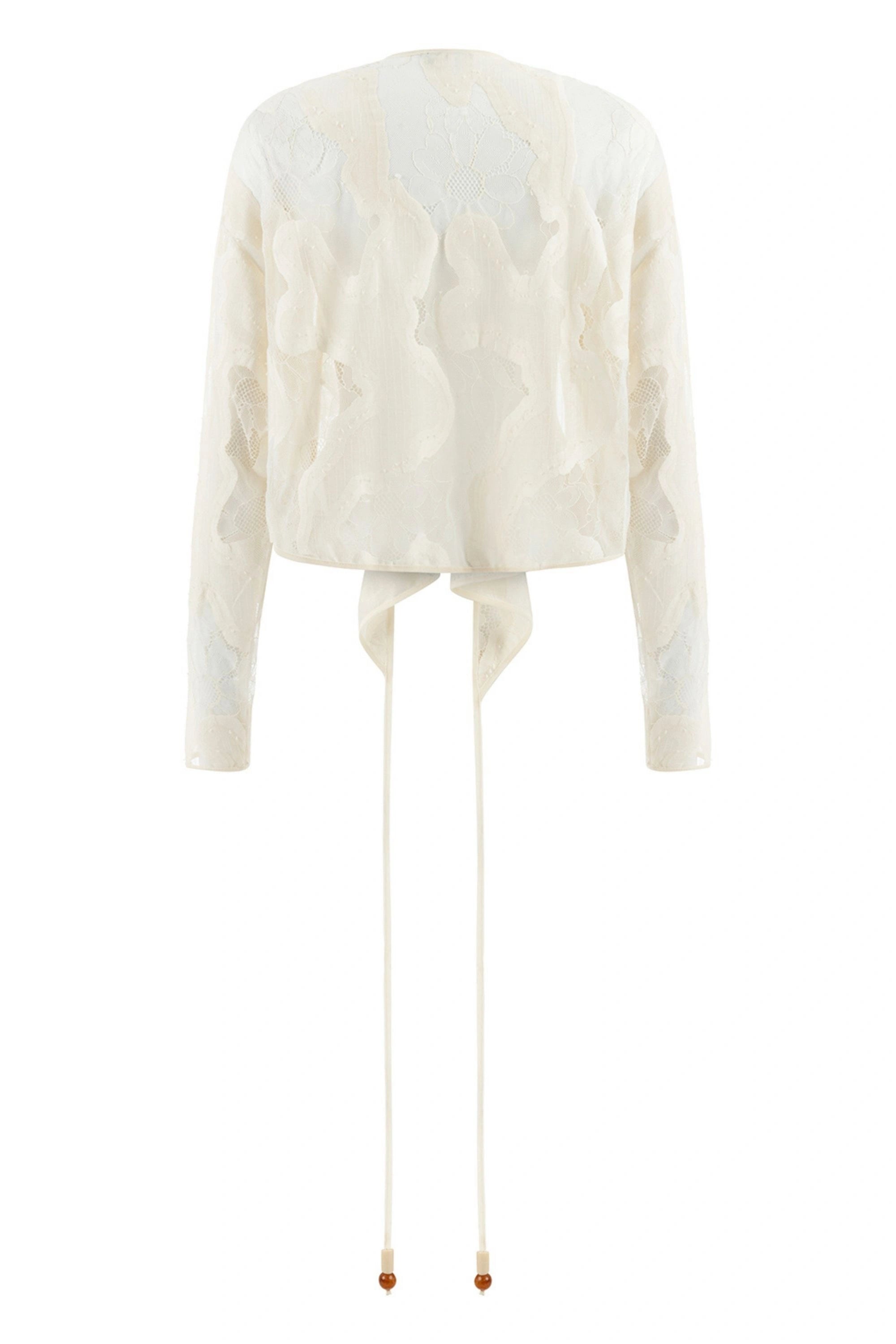 Scallop Embroidered Top