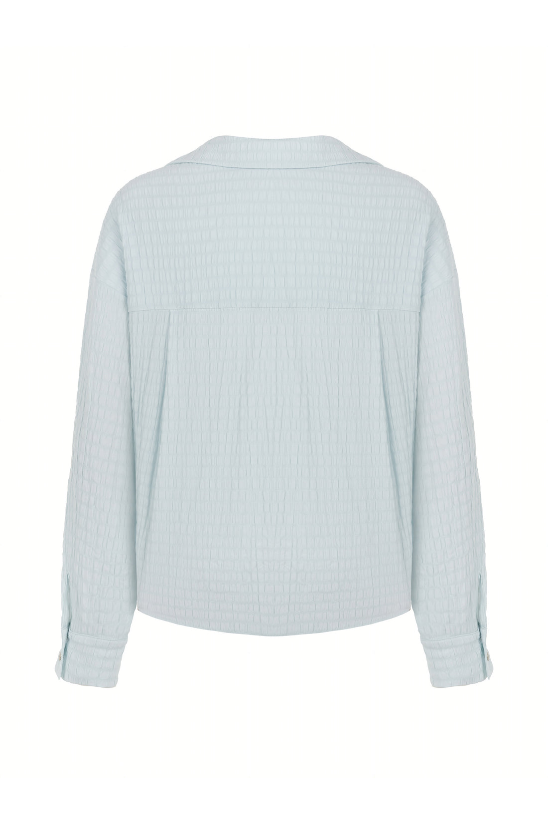 Textured Blouse with Front Knot