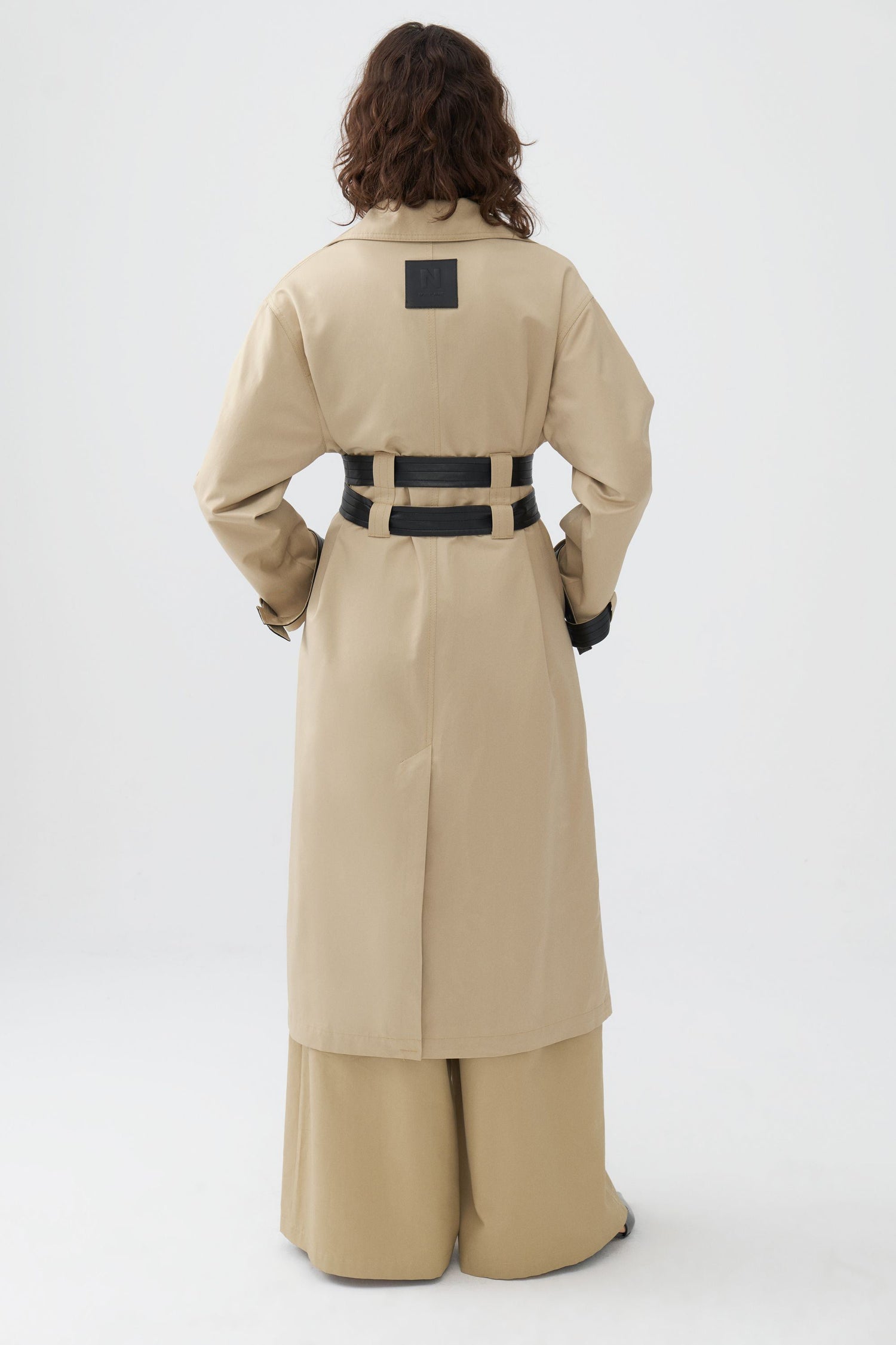 Double Sided Belted Trench Coat