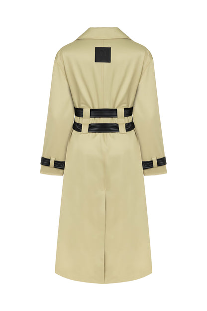 Double Sided Belted Trench Coat