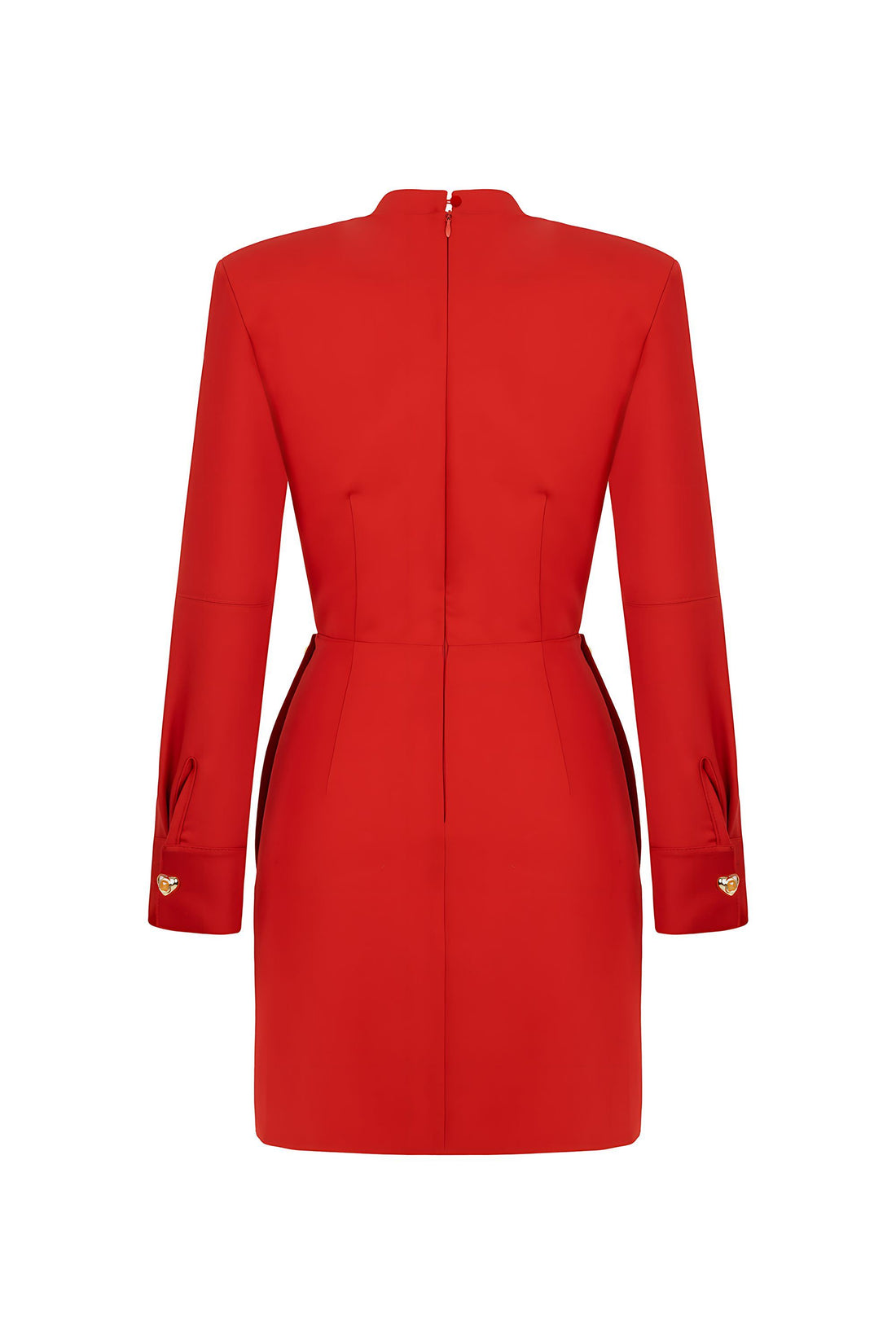 Shoulder Pad Mini Dress