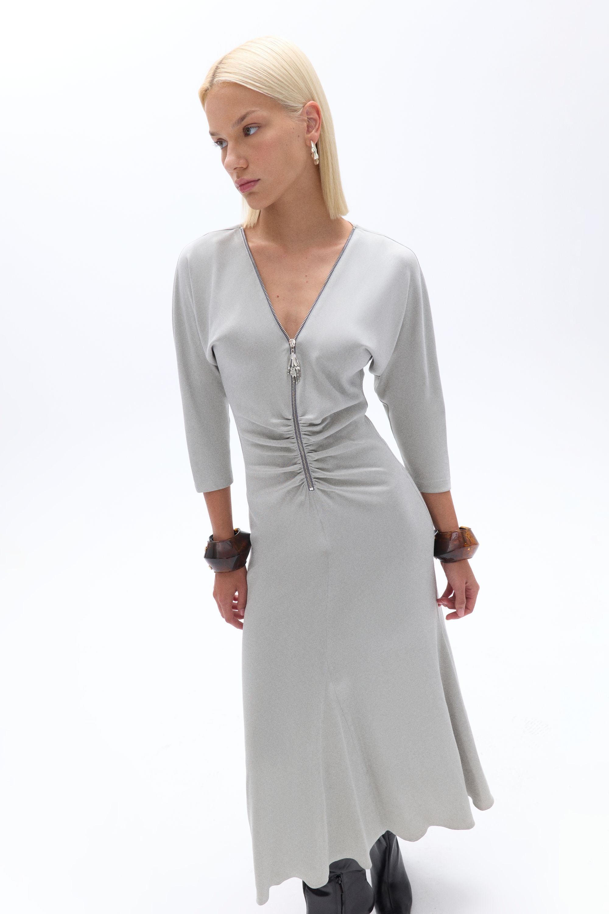 Draped Detail Dress