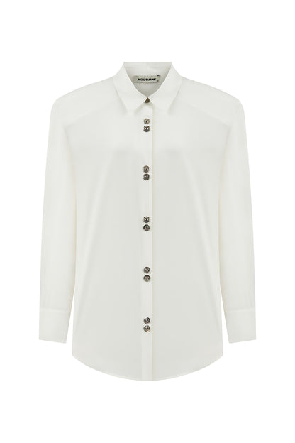 Long Sleeve Button- Up Shirt