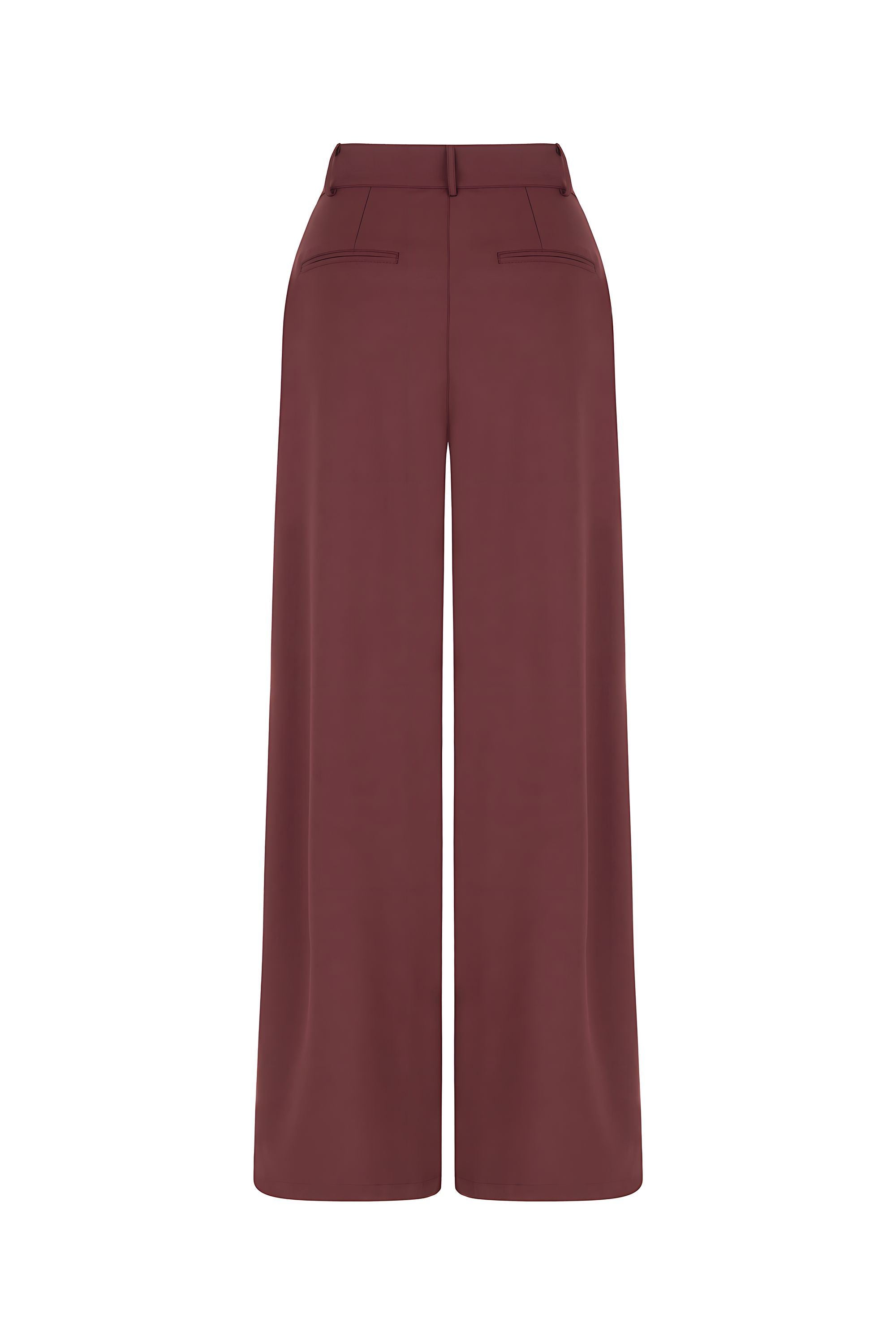 Pleated High-Waisted Pants