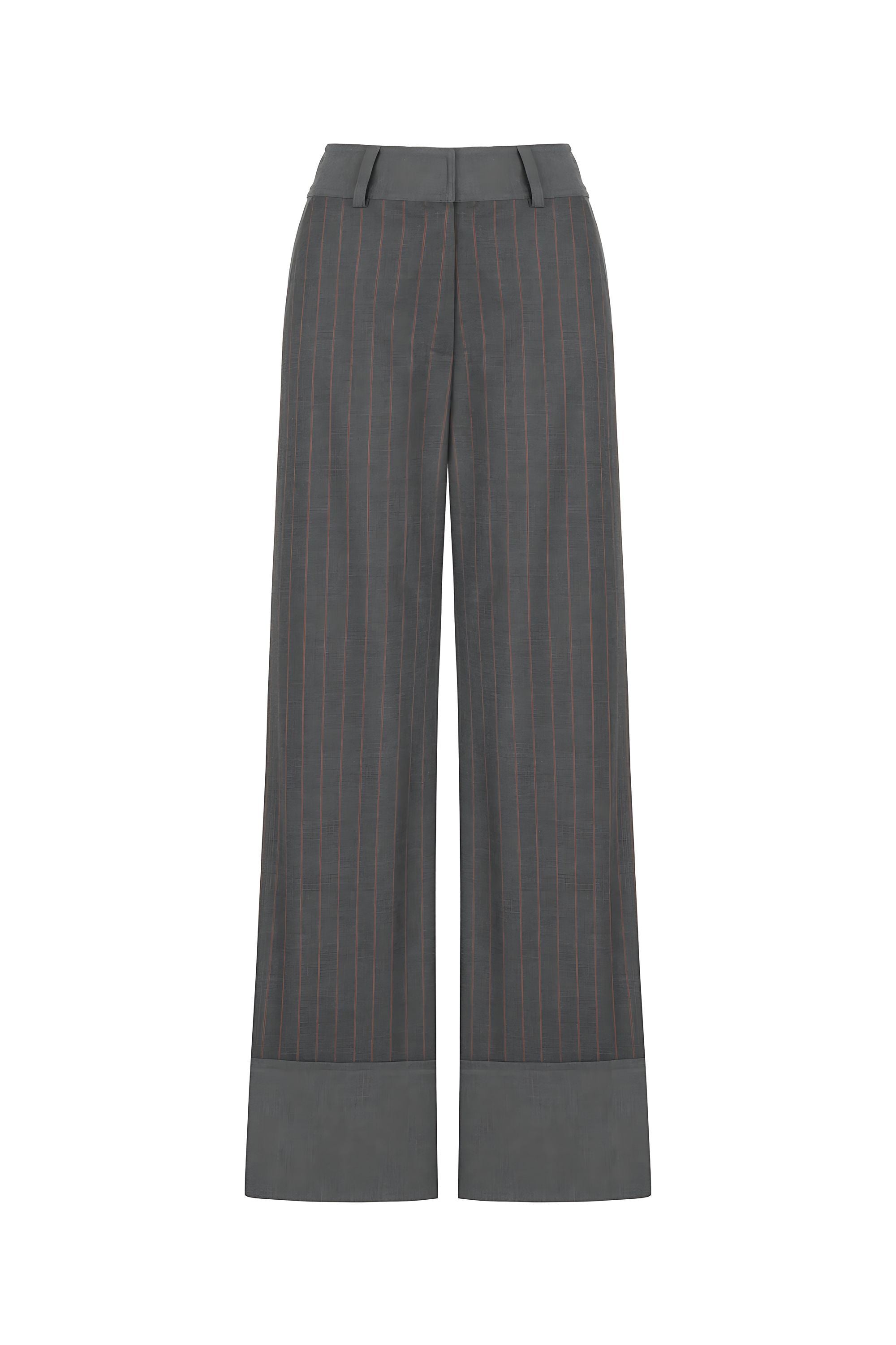 High Waist Striped Pants