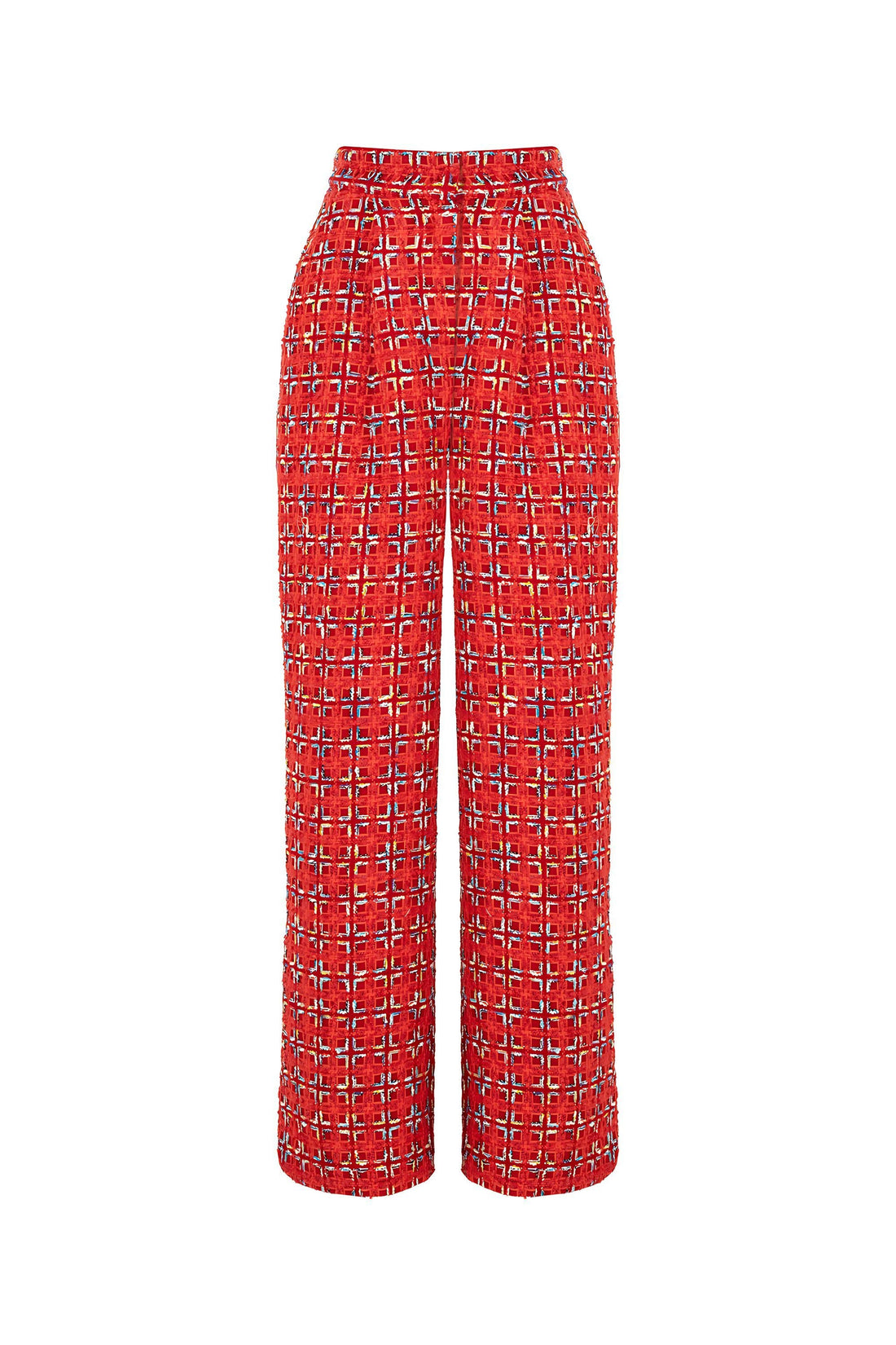 High-Waist Tweed Pants (Final Sale)