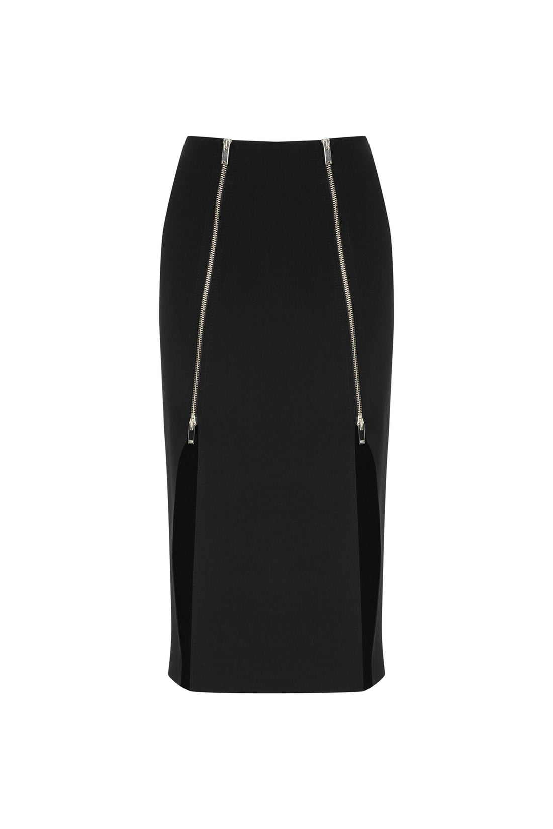 Pencil Skirt with Zipper Design (Final Sale)