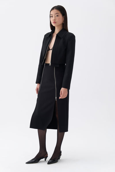 Pencil Skirt with Zipper Design (Final Sale) – Nocturne