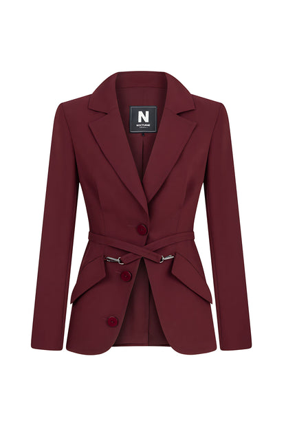 Belted Blazer Jacket