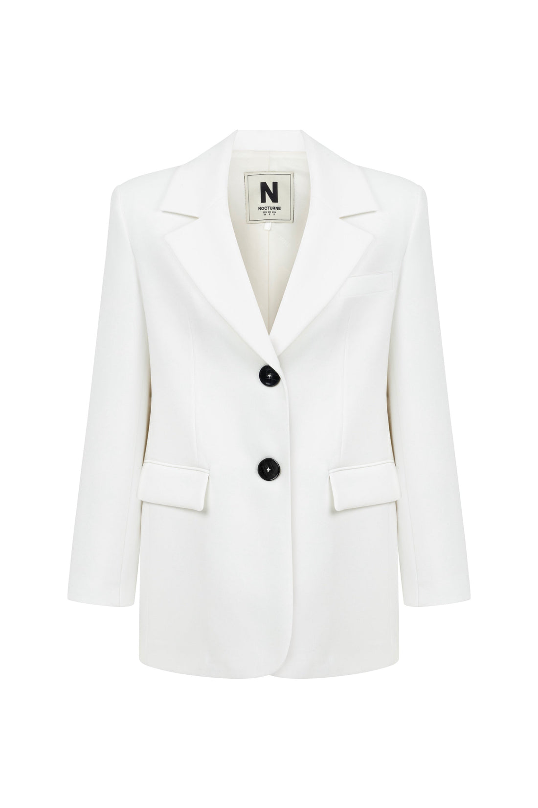 Padded Shoulder Blazer Jacket (Final Sale)