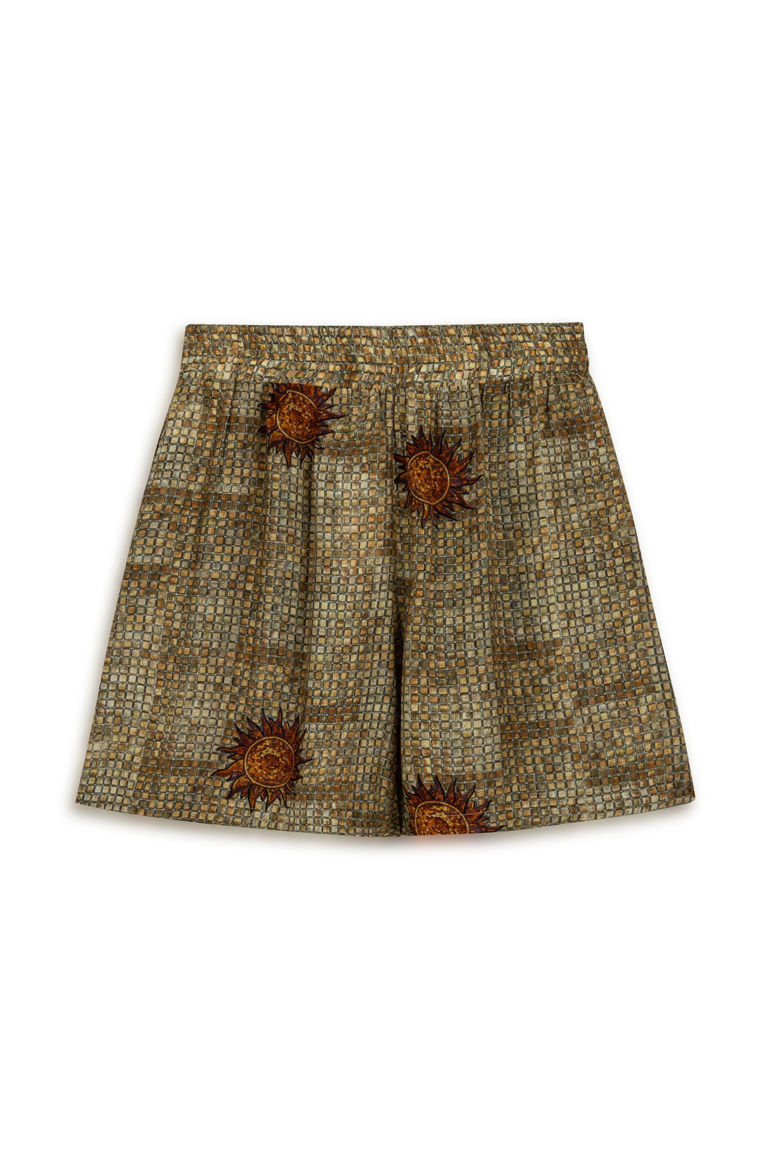 Patterned Mini Shorts