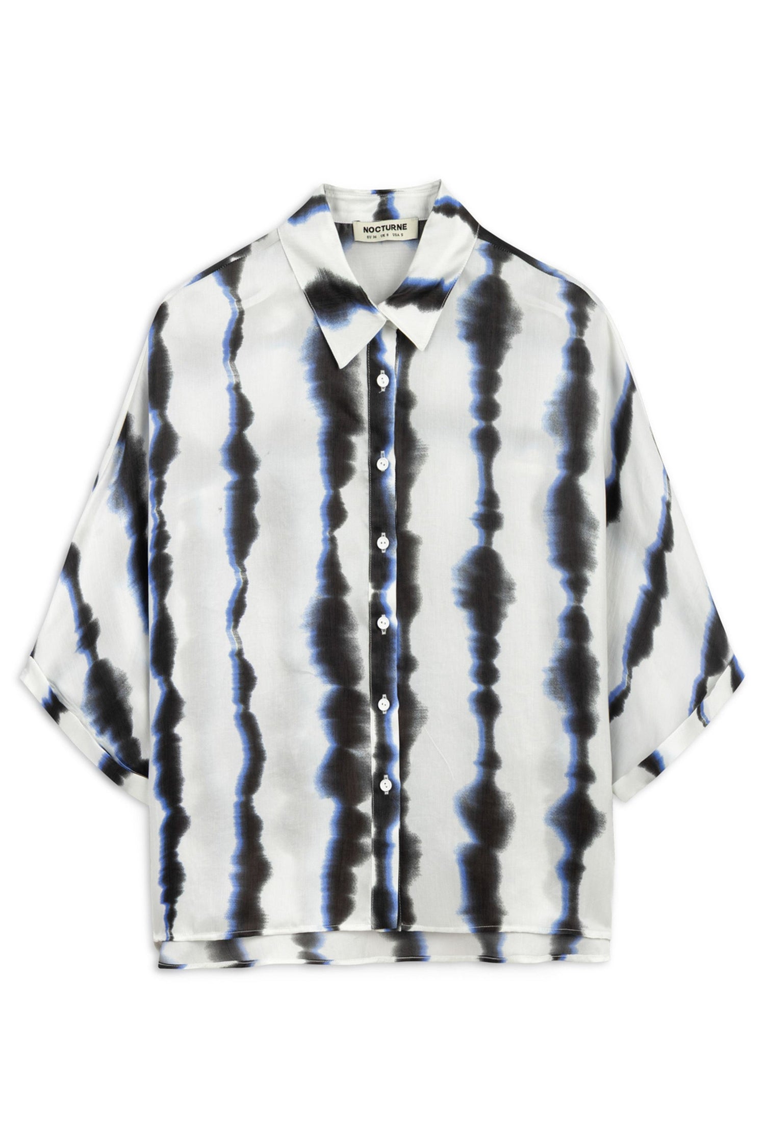Flowy Tie-Dye Patterned Shirt