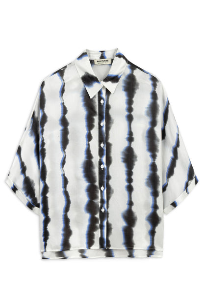 Flowy Tie-Dye Patterned Shirt