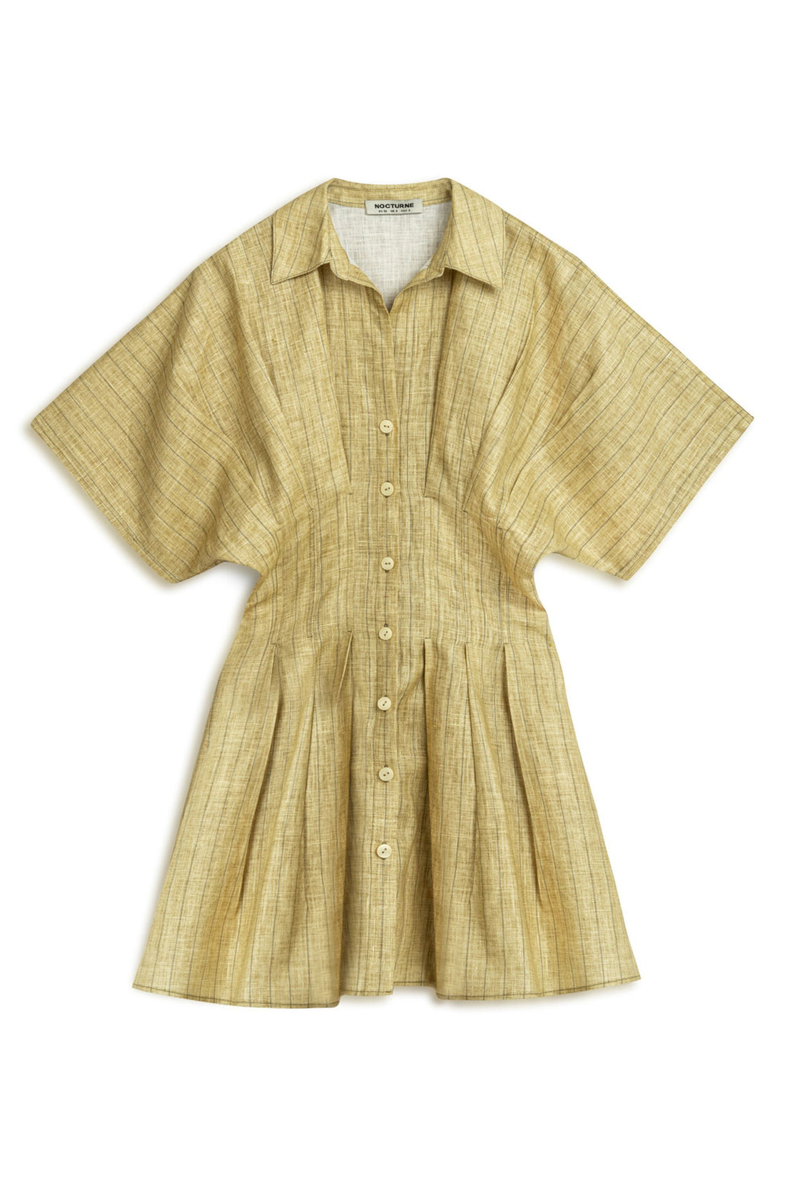 Linen Mini Shirt Dress