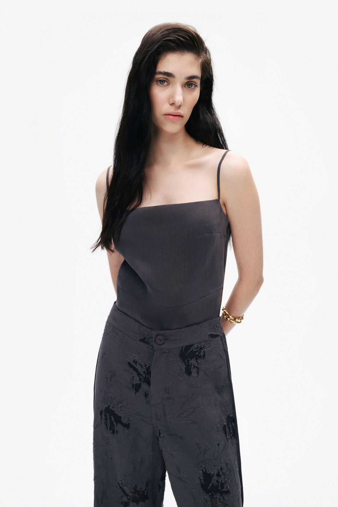 Anthracite Jacquard Trousers