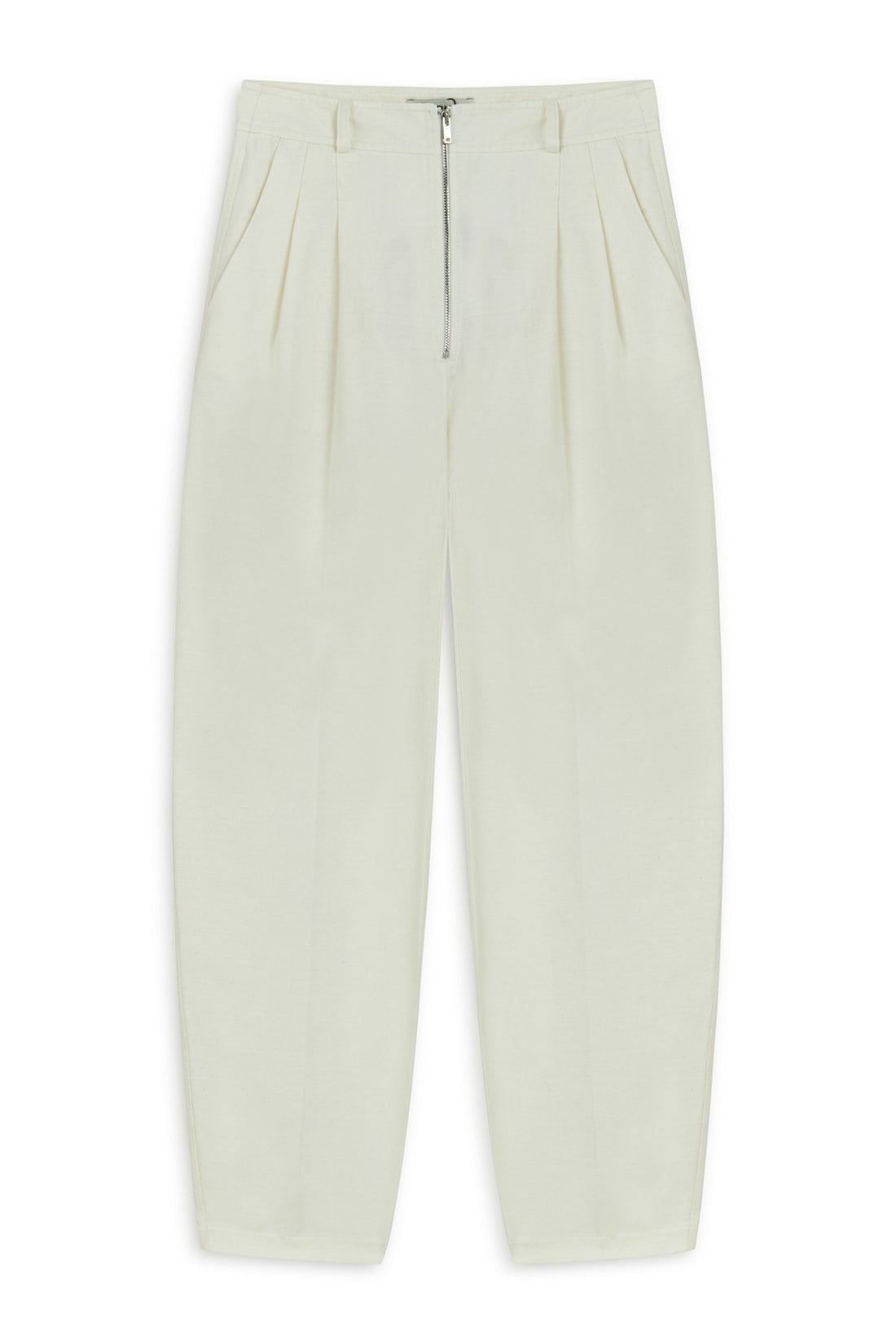 Ecru Balloon Cut Pants