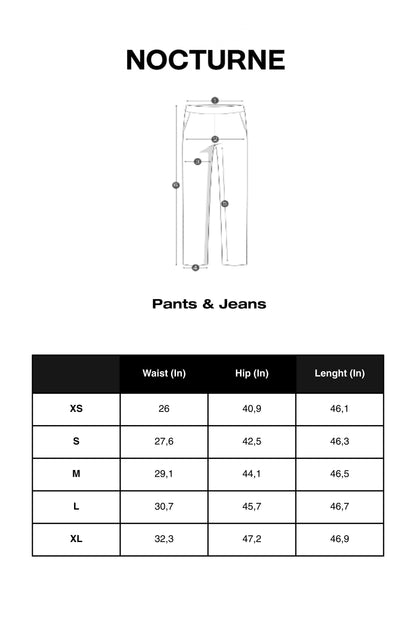 Drawstring Waist Relaxed Pants