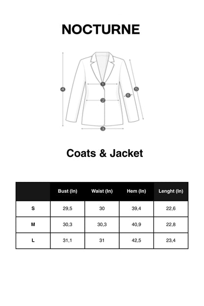 Black Ribbed Detailed Jacket