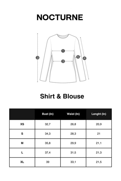 Black Zipper Detailed Blouse