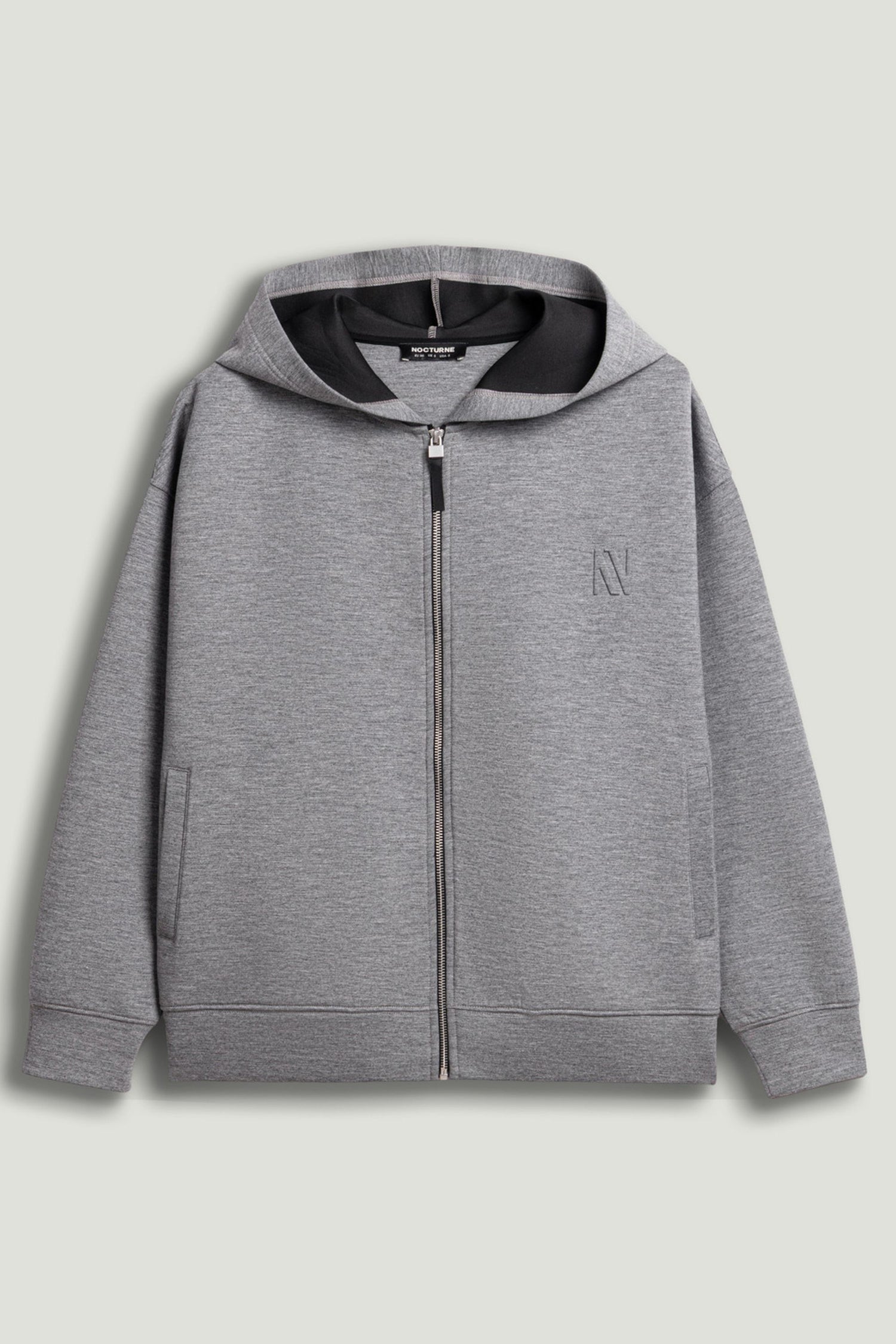 Relaxed Zip-Up Hoodie