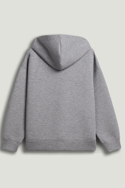 Relaxed Zip-Up Hoodie