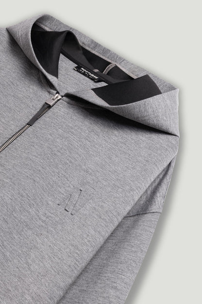 Relaxed Zip-Up Hoodie