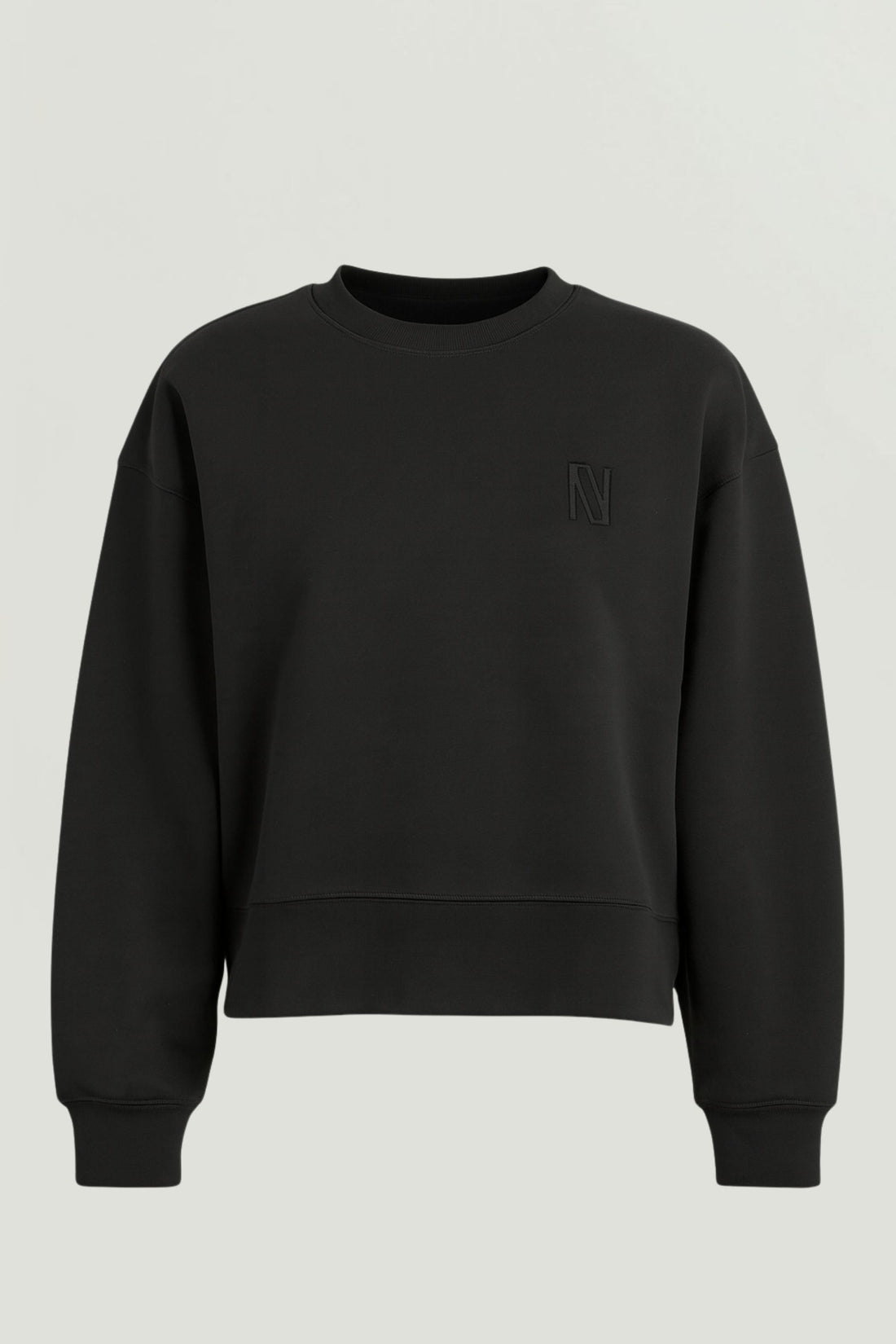 Minimal Embroidered Logo Sweatshirt