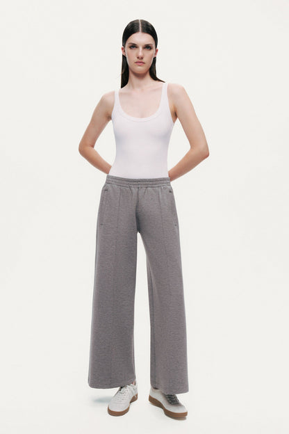 Relaxed Wide-Leg Track Pants