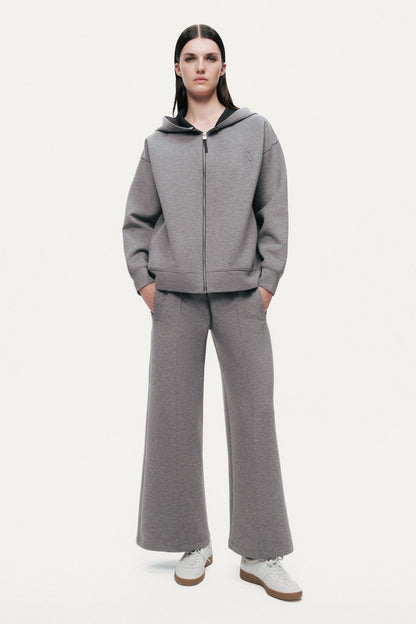 Relaxed Wide-Leg Track Pants