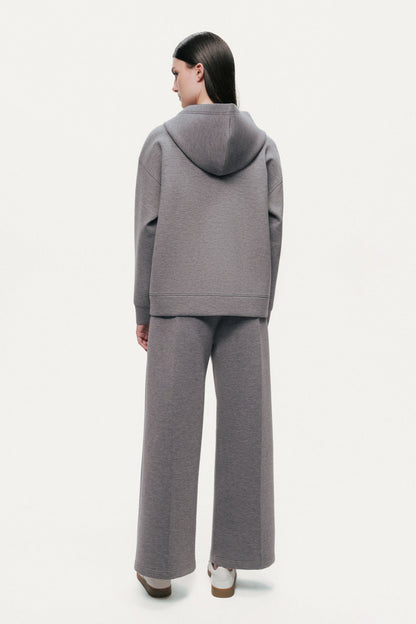 Relaxed Wide-Leg Track Pants