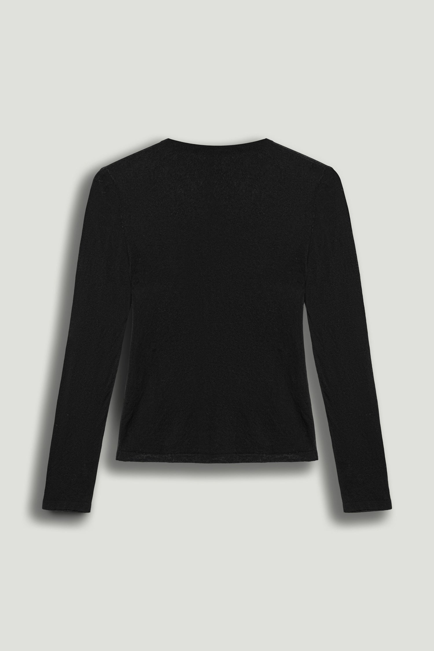 Sheer Crew-Neck Mesh Top