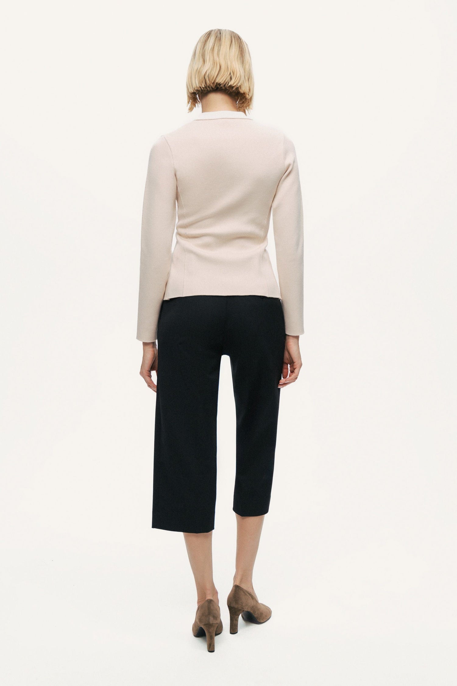 Asymmetric Cape Knit Cardigan