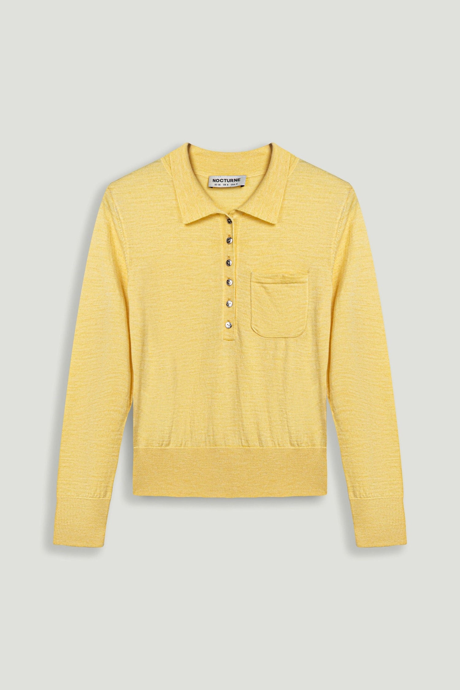 Relaxed Polo Knit Sweater