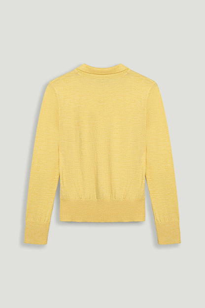 Relaxed Polo Knit Sweater