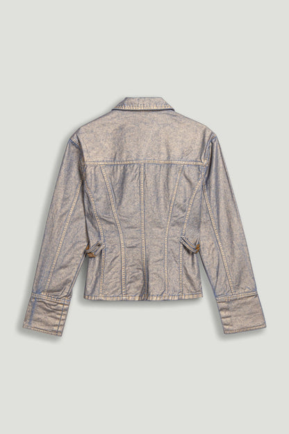 Metallic Denim Jacket