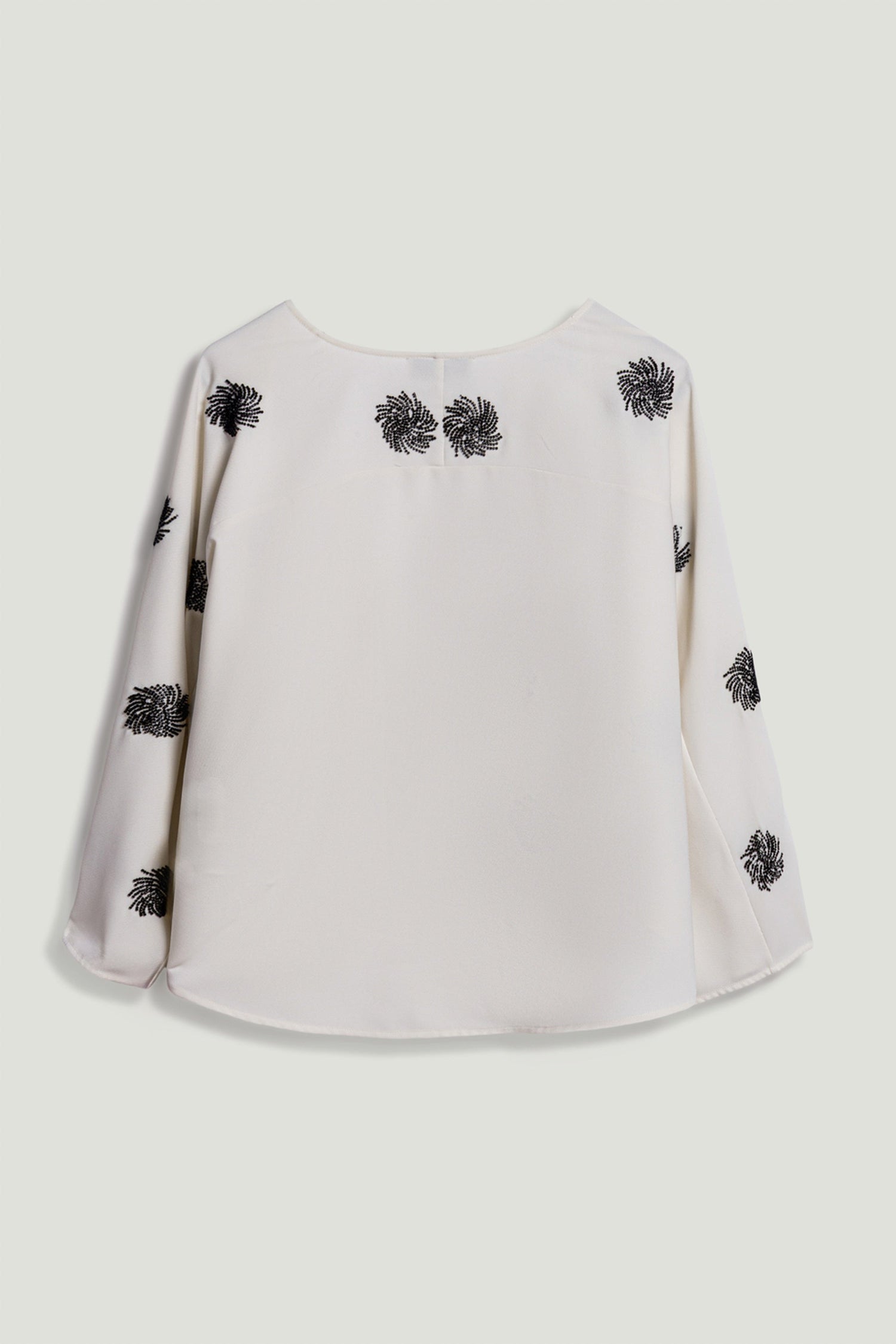 Beaded Open-Front Kimono